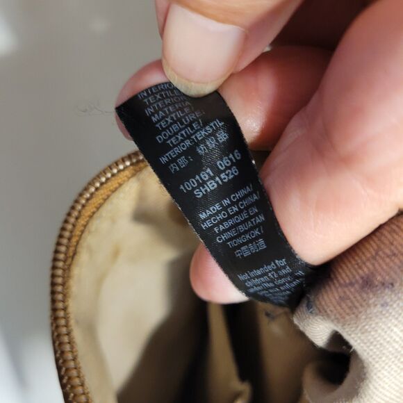 Fossil Crossbody Purse Bucket Bag Fiona Lt. Tan  SHB 1526 Cowhide Leather 8X11X4 - Picture 8 of 10